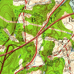 United States Geological Survey Worcester South, MA (1948, 24000-Scale) digital map