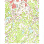 United States Geological Survey Worcester South, MA (1960, 24000-Scale) digital map