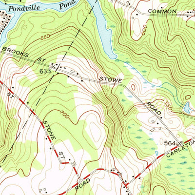 United States Geological Survey Worcester South, MA (1960, 24000-Scale) digital map