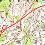 United States Geological Survey Worcester South, MA (1960, 24000-Scale) digital map
