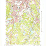 United States Geological Survey Worcester South, MA (1973, 25000-Scale) digital map