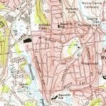 United States Geological Survey Worcester South, MA (1973, 25000-Scale) digital map
