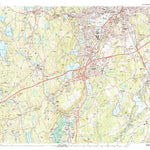 United States Geological Survey Worcester South, MA (1983, 25000-Scale) digital map