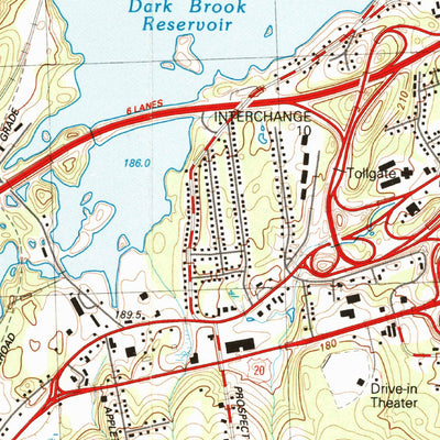 United States Geological Survey Worcester South, MA (1983, 25000-Scale) digital map