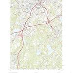 United States Geological Survey Worcester South, MA (2021, 24000-Scale) digital map