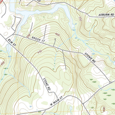 United States Geological Survey Worcester South, MA (2021, 24000-Scale) digital map