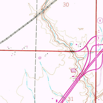 United States Geological Survey Worden, IL (1954, 24000-Scale) digital map