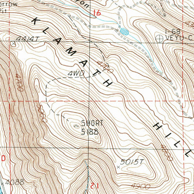 United States Geological Survey Worden, OR-CA (1986, 24000-Scale) digital map