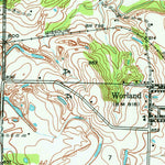 United States Geological Survey Worland, MO-KS (1938, 24000-Scale) digital map