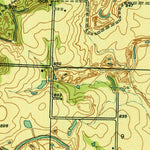 United States Geological Survey Worland, MO-KS (1940, 24000-Scale) digital map