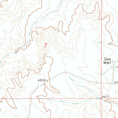 United States Geological Survey Worland SE, WY (1967, 24000-Scale) digital map