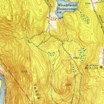 United States Geological Survey Woronoco, MA (1951, 31680-Scale) digital map