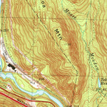 United States Geological Survey Woronoco, MA (1967, 25000-Scale) digital map