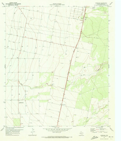 United States Geological Survey Worsham, TX (1971, 24000-Scale) digital map