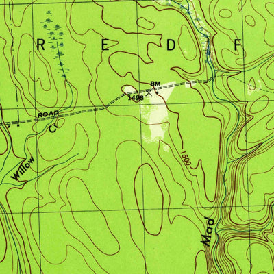 United States Geological Survey Worth Center, NY (1943, 31680-Scale) digital map