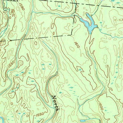 United States Geological Survey Worth Center, NY (1960, 24000-Scale) digital map