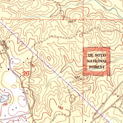 United States Geological Survey Wortham, MS (2000, 24000-Scale) digital map