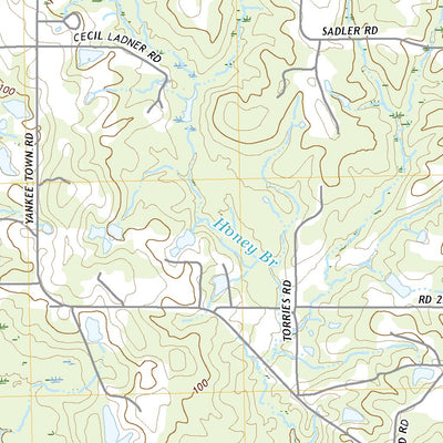 United States Geological Survey Wortham, MS (2021, 24000-Scale) digital map