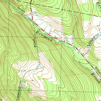 United States Geological Survey Worthington, MA (1972, 25000-Scale) digital map