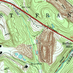 United States Geological Survey Worthington, PA (1993, 24000-Scale) digital map