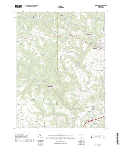 United States Geological Survey Worthington, PA (2023, 24000-Scale) digital map
