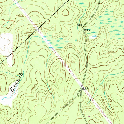 United States Geological Survey Worthville, GA (1964, 24000-Scale) digital map