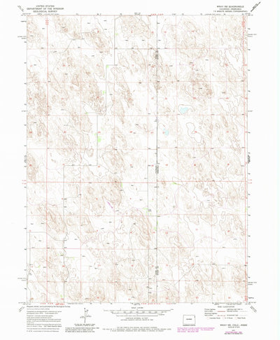 United States Geological Survey Wray NE, CO-NE (1971, 24000-Scale) digital map