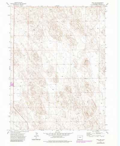 United States Geological Survey Wray NW, CO (1971, 24000-Scale) digital map