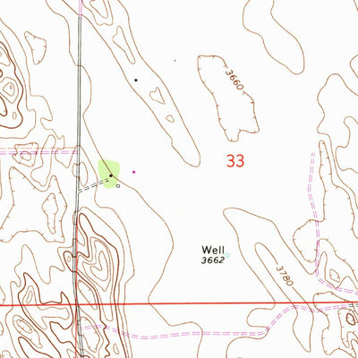 United States Geological Survey Wray NW, CO (1971, 24000-Scale) digital map