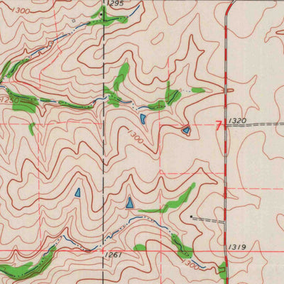 United States Geological Survey Wreford, KS (1964, 24000-Scale) digital map