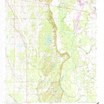 United States Geological Survey Wren, MS (1966, 24000-Scale) digital map