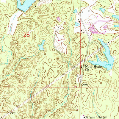 United States Geological Survey Wren, MS (1966, 24000-Scale) digital map