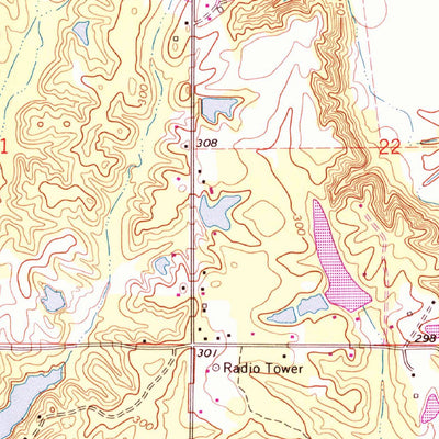 United States Geological Survey Wren, MS (1992, 24000-Scale) digital map