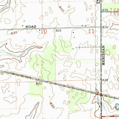 United States Geological Survey Wren, OH-IN (1960, 24000-Scale) digital map