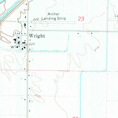 United States Geological Survey Wright, AR (1970, 24000-Scale) digital map