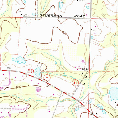 United States Geological Survey Wright City, MO (1972, 24000-Scale) digital map