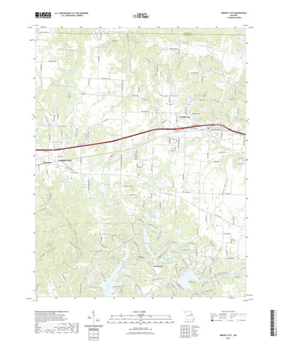 United States Geological Survey Wright City, MO (2021, 24000-Scale) digital map