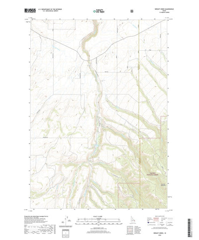 United States Geological Survey Wright Creek, ID (2020, 24000-Scale) digital map