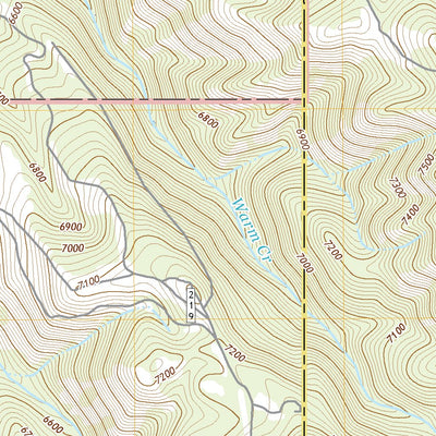 United States Geological Survey Wright Creek, ID (2020, 24000-Scale) digital map