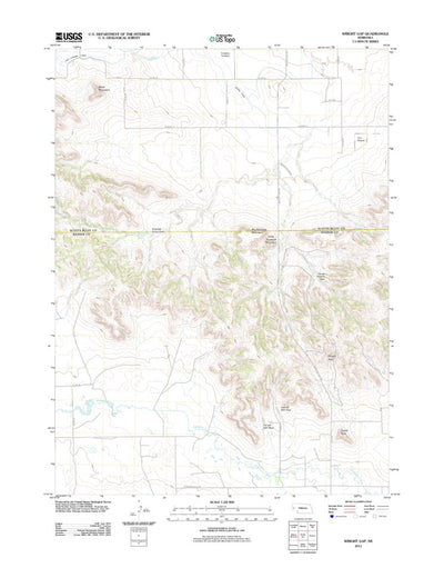 United States Geological Survey Wright Gap, NE (2011, 24000-Scale) digital map