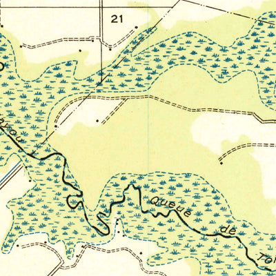 United States Geological Survey Wright, LA (1946, 31680-Scale) digital map