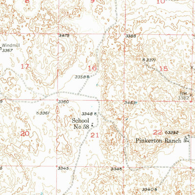 United States Geological Survey Wright Valley, NE (1949, 62500-Scale) digital map