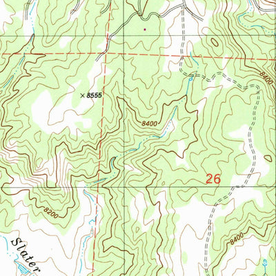 United States Geological Survey Wrights Reservoir, CO (1983, 24000-Scale) digital map