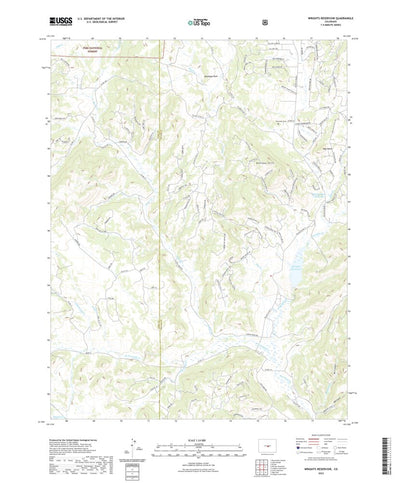 United States Geological Survey Wrights Reservoir, CO (2022, 24000-Scale) digital map