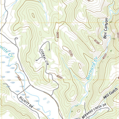 United States Geological Survey Wrights Reservoir, CO (2022, 24000-Scale) digital map