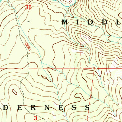 United States Geological Survey Wrights Ridge, CA (1995, 24000-Scale) digital map