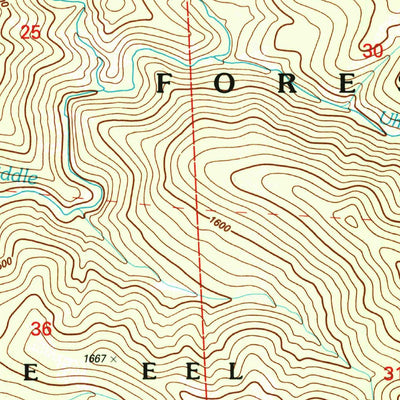 United States Geological Survey Wrights Ridge, CA (1995, 24000-Scale) digital map