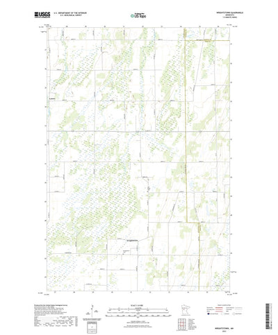 United States Geological Survey Wrightstown, MN (2022, 24000-Scale) digital map