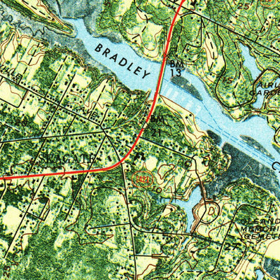 United States Geological Survey Wrightsville Beach, NC (1970, 24000-Scale) digital map