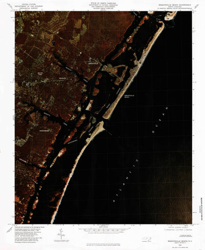United States Geological Survey Wrightsville Beach, NC (1980, 24000-Scale) digital map
